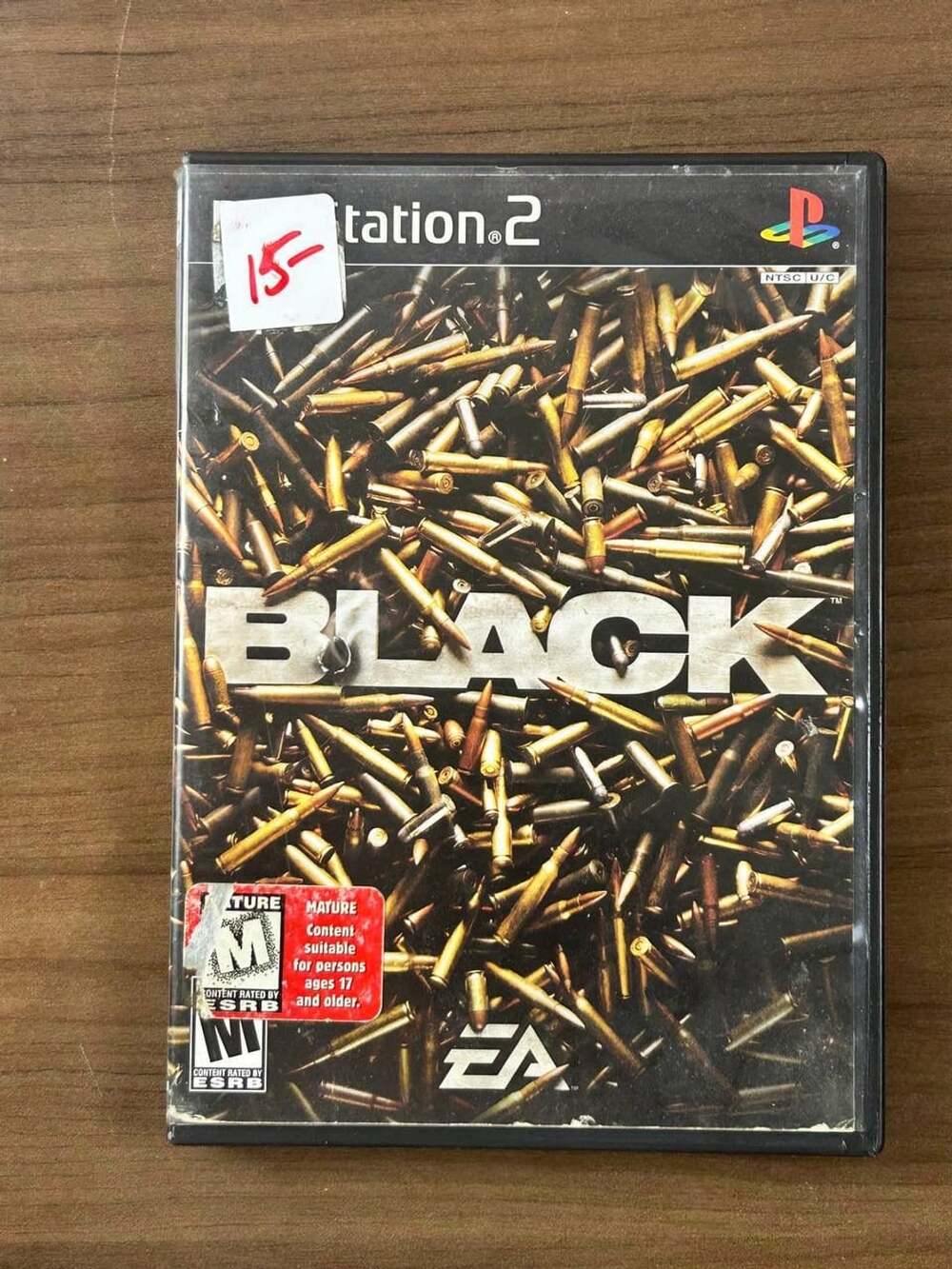 BLACK PS2 PlayStation 2 2006 NTSC-U/C EA Disc Case No Manual